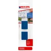 Product packaging showing two blue erasers. Produktbild-Vorschau