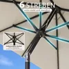 Sekey Rechteckiger Sonnenschirm 200 x 140 cm, Balkonschirm Produktbild-Vorschau 3