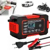 Cargador de batería inteligente de 12V y 10A con pantalla Vista previa de la imagen del producto 1