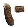 Zweifarbige Schnürsenkel für Wanderschuhe / Arbeitsschuhe - Braun Hell Schwarz Gemustert – 160 cm   Produktbild-Vorschau