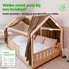 Huisjesbed hemel 67x320 cm nougat zonder goudapplicatie - 2 Productafbeelding-voorbeeld 4