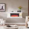 Elektrokamin BALDERIA Lumina - Wandkamin - Weiss Produktbild-Vorschau 2