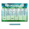 itenga Stundenplan Fußball DIN A4  einseitig abwischbar Produktbild-Vorschau 2