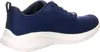 A side view of a blue Skechers sneaker with a white sole. Anteprima dell’immagine prodotto
