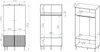 Kleiderschrank Sophie Garderobenschrank 92x53x190cm Produktbild-Vorschau 4