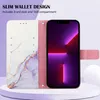 OPPO Find X5 Pro Hülle, Marmor Motiv Kunstleder Tasche Produktbild-Vorschau 4