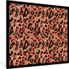 MuchoWow® Gerahmtes Poster Rosa - Pantherdruck - Gold - Produktbild-Vorschau 1