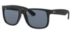 Ray-Ban JUSTIN CLASSIC, Dospělý, Uni, Obdélníkový, Černá, Náhled obrázku produktu 4