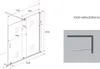 8 mm Schiebetür-Duschwand TRAVERSO 180 x 200 cm Produktbild-Vorschau 6