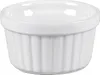 Piatto aletta in gres "Prisma", Ø 9 cm, H 5 cm, bianco (1 Anteprima dell’immagine prodotto 2