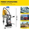 SucceBuy Magnetic Drill, 1100W 1.57" diamètre de perçage, Voir les images du produit 7