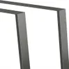 Two black metal table legs are shown against a white background. Náhľad obrázku produktu