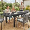 Gartentisch Ausziehbarer 80/160 x 80 cm Aluminium Esstisch Produktbild-Vorschau 9