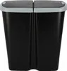 Abfallbehälter Prosperplast COMPACTA Q DUO, 45 l schwarz Produktbild-Vorschau 3