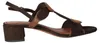 MARCO TOZZI Damen Sandale Textil Sandalette Metallic Produktbild-Vorschau 9