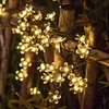5m 20 LED Solar Lichterkette Kirschblüten LED Außen Produktbild-Vorschau 4