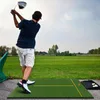 COSTWAY Golfová cvičná podložka včetně 2 gumových odpališť Náhled obrázku produktu 2