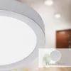 LED Aufbauleuchte Deckenlampe 16,5 W 3000K Chrom-Matt IP20 Produktbild-Vorschau 4