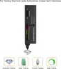 A diamond tester device is shown above a diamond, with smaller images of different gems and jewelry below. Produktbild-Vorschau