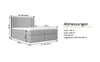 Bett Boxspringbett TOP, OHNE Topper mit Bettkästen - Produktbild-Vorschau 2