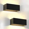 ZMH Lampada da parete a LED 2 pezzi lampada da parete nera Anteprima dell’immagine prodotto 1