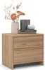 regalik Table de chevet PARI 2 tiroirs 50x45x35 cm – Voir les images du produit 1
