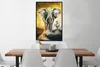 MuchoWow® MuchoWow® Gerahmtes Poster Elefant - Produktbild-Vorschau 2