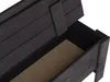 STOLMAK Záhradný drevený box 111 l 71x54x29 cm čierny, Náhľad obrázku produktu 7