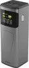 A gray power bank with a digital display showing charging information. Produktbild-Vorschau