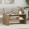 vidaXL Tavolino in rovere artigianale 80 x 50 x 40 cm Anteprima dell’immagine prodotto 2