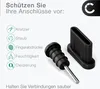 5x Staubschutzkappe für USB-C Anschluss + Kopfhörer Buchse, Produktbild-Vorschau 3