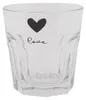 Clayre & Eef Wasserglas 180 ml Glas Herz Produktbild-Vorschau 1