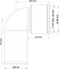 POLOPLAST POLO-KAL, Siphon-Anschlussknie, DN 40/40, 1 1/2", Produktbild-Vorschau 2
