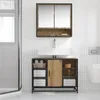 vidaXL Szafka łazienkowa dąb Artisan 80 x 33 x 60 cm Podgląd zdjęcia produktu 4