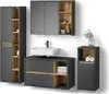 A modern bathroom vanity set displayed against a white background. Voir les images du produit
