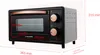 Minibackofen 10L Schwarz Wirtschaftlich Funktional Kompakt Produktbild-Vorschau 6