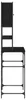 vidaXL Waschmaschinen-Schrank Schwarz 0ak 68 x 48,5 x 194 Produktbild-Vorschau 7
