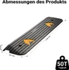 Wiltec Schwellenrampe bis 50 t, Rampe aus robustem Gummi Produktbild-Vorschau 3