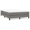 Boxspringbettgestell Dunkelgrau 140x190 cm Stoff Produktbild-Vorschau 1