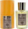 A bottle of Acqua di Parma Colonia Intensa Eau de Cologne and its cylindrical packaging are displayed side-by-side against a white background. Anteprima dell’immagine prodotto