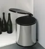WESCO Abfalleimer 13 Liter RONDO 5 Edelstahl/schwarz ab 40 Produktbild-Vorschau 1