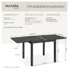 tectake® Aluminium-Gartentisch Campos für 4–6 Personen, Produktbild-Vorschau 5