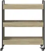 vidaXL Küchenwagen Sonoma-Eiche 70x30x82 cm Holzwerkstoff Produktbild-Vorschau 7
