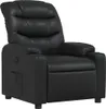vidaXL Relaxsessel Schwarz Kunstleder Produktbild-Vorschau 1