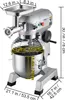 Robot da cucina VEVOR, impastatrice da 1100 W Robot da Anteprima dell’immagine prodotto 8
