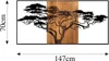 Wallity, Acacia Tree - 328, Wanddeko, Schwarz, Metall, 147 Produktbild-Vorschau 7