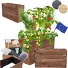 MODO24 Hochbeet Holz, Pflanzkasten, Massivholz, Kiefer, Produktbild-Vorschau 1