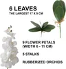 Künstliche Orchidee Weiß Kaskaden Blumenstrauß im Topf mit Produktbild-Vorschau 5