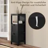 COSTWAY Badschrank schmal, Badezimmerschrank mit 2 Produktbild-Vorschau 6