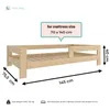 Need Sleep letto per bambini 70x140 cm in legno massello – Anteprima dell’immagine prodotto 4